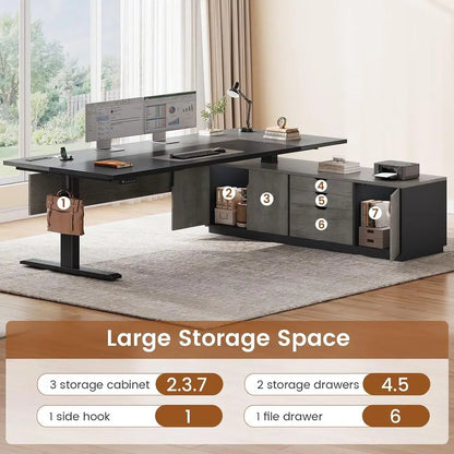 Everest L-Shaped Standing Desk