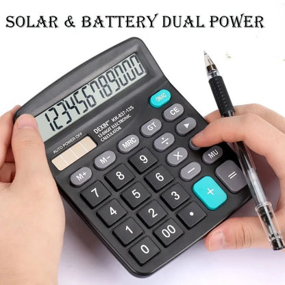 SolarCalc 12-Digit Desktop Calculator