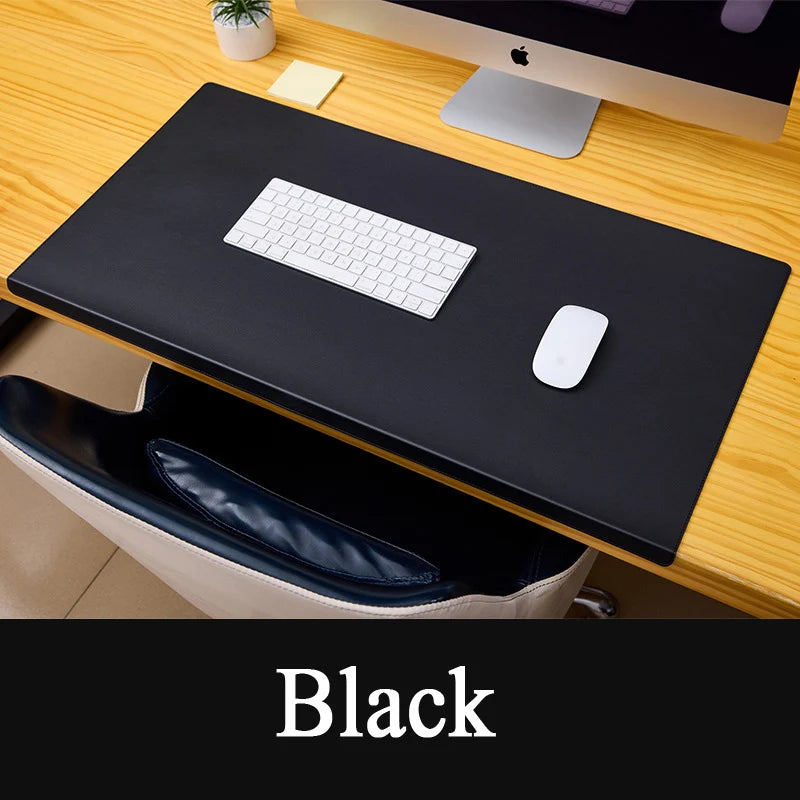 PU Leather Desk Mat with Wrist Support