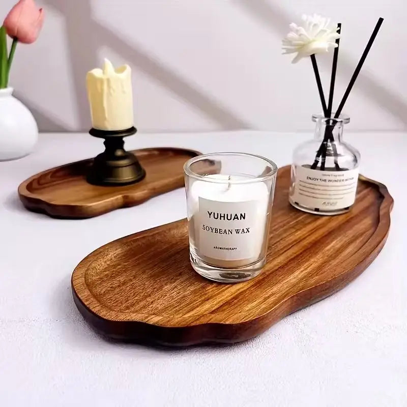 Acacia Wood Bathroom Sink Tray