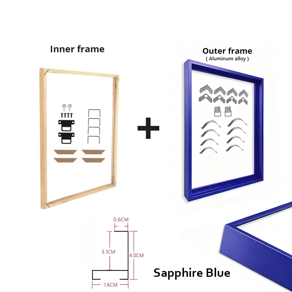Metal and Wood Canvas Frame Kit