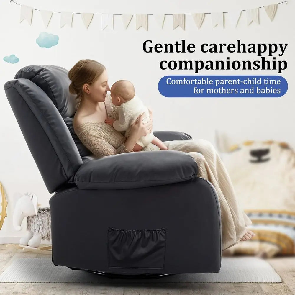 Halden Swivel Massage Recliner