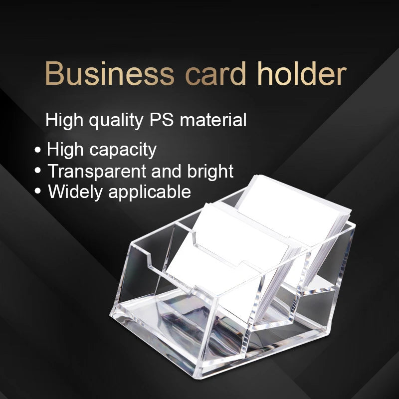ClearSlot Acrylic Business Card Case