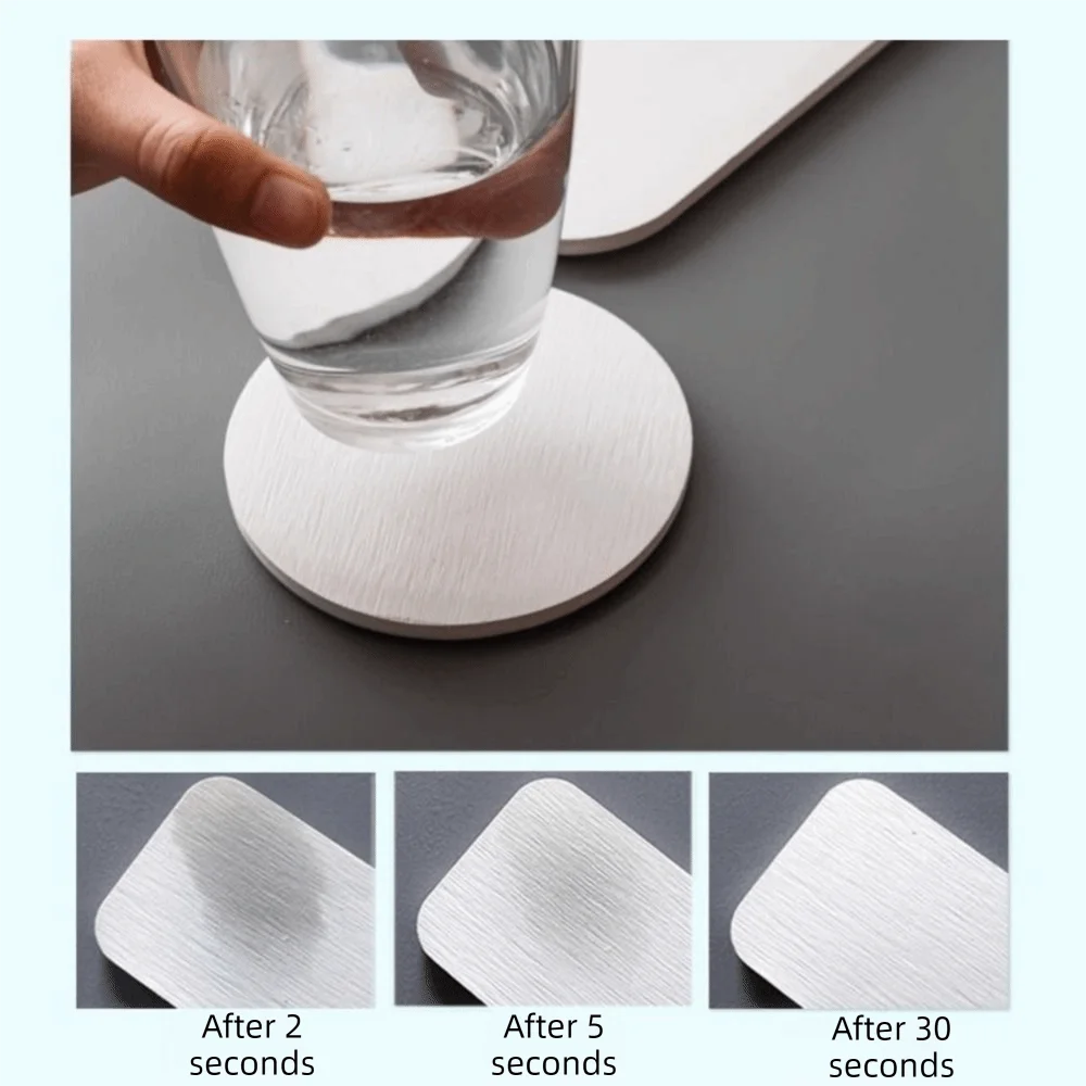Cartoon Cat Diatom Mud Coaster