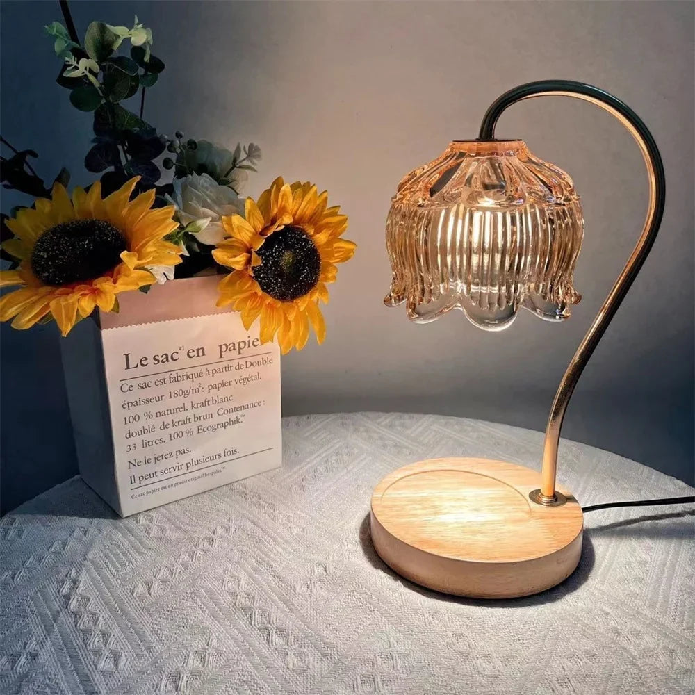 PetalGlow Flameless Candle Warmer Lamp