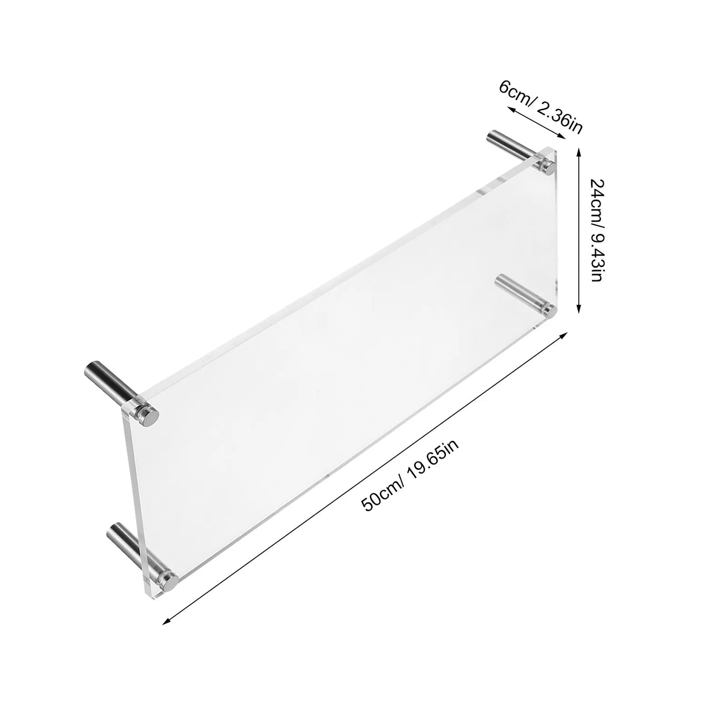 Clear Acrylic Monitor Stand Riser for Desk