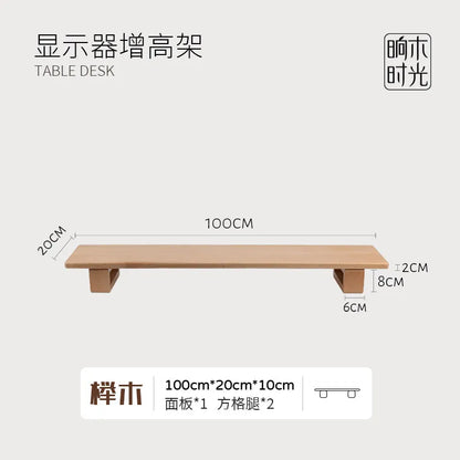Black Walnut Adjustable Desk Riser
