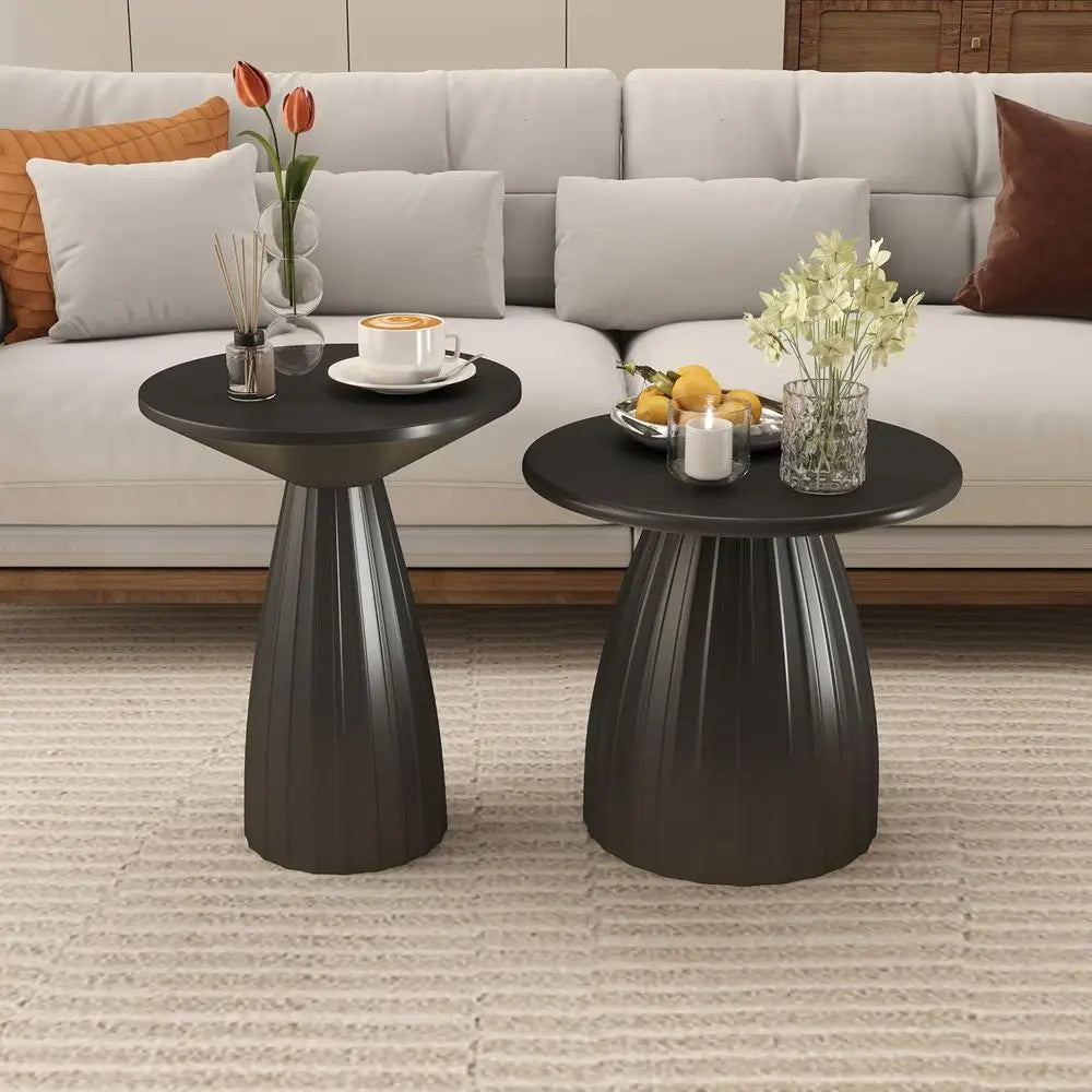 Iron Circle Side Table