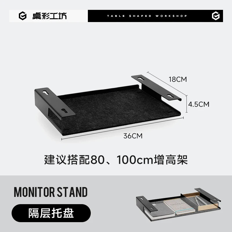 Modular Black Walnut Monitor Riser