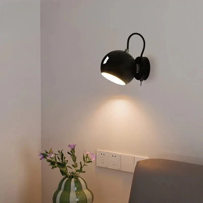 Rotating Dome Wall Light for Reading in Bed
