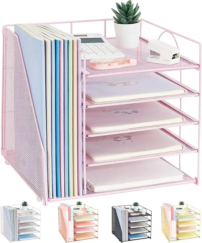 5-Tier Desktop Paper Tray Organizer