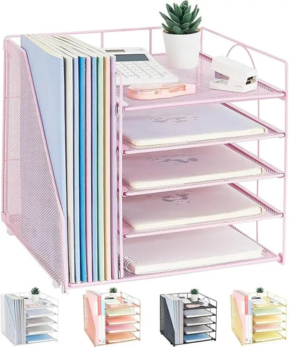 5-Tier Desktop Paper Tray Organizer