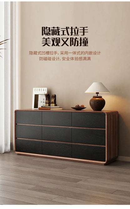 Modern Wood Storage Display Cabinet