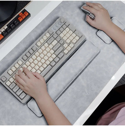 LuxPad Waterproof PU Desk Mat Set