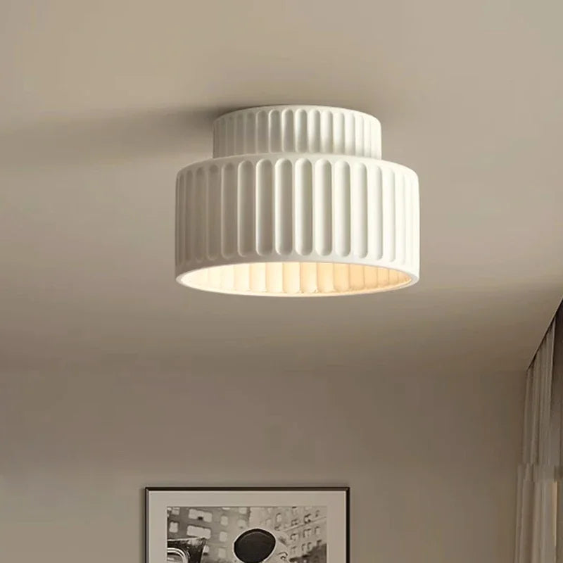 Nordic Ripple Flush Ceiling Light