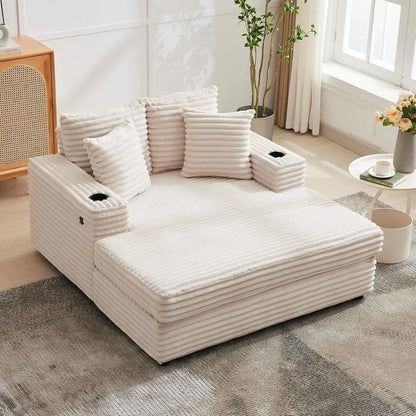 Castellan Oversized Chaise Sofa Bed