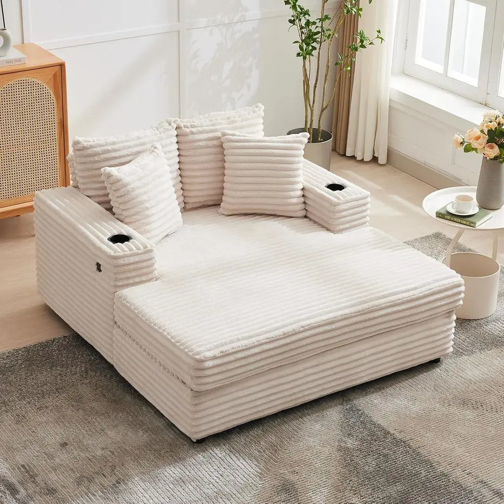 Castellan Oversized Chaise Sofa Bed