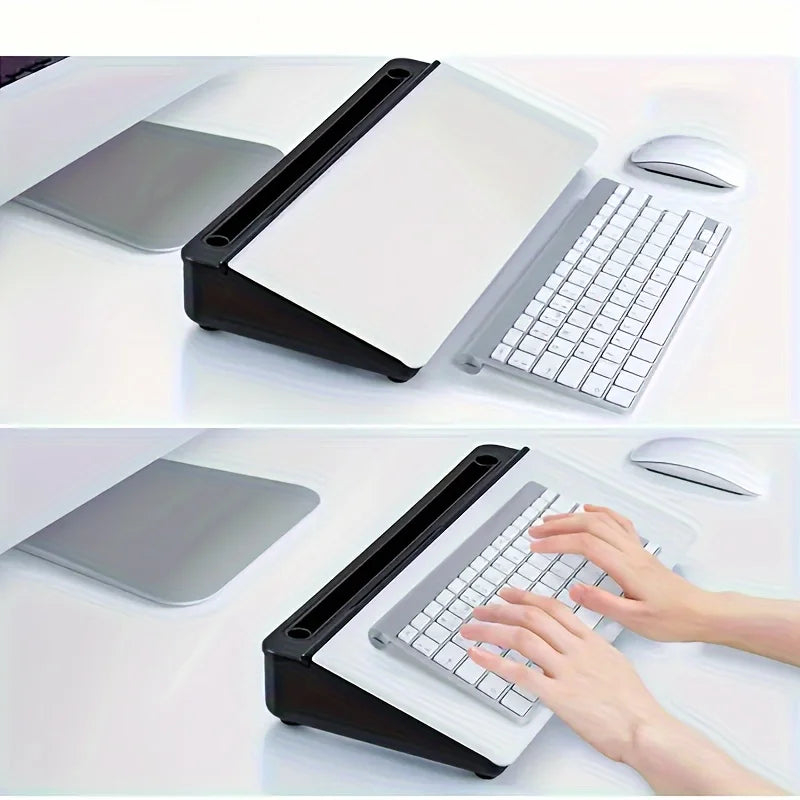 GlassDesk Whiteboard with Storage