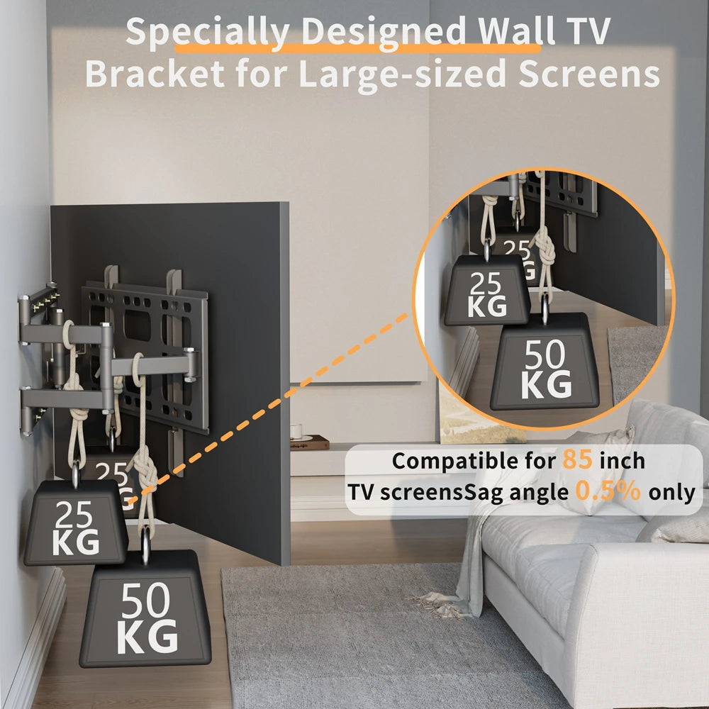 Full Motion TV Wall Mount