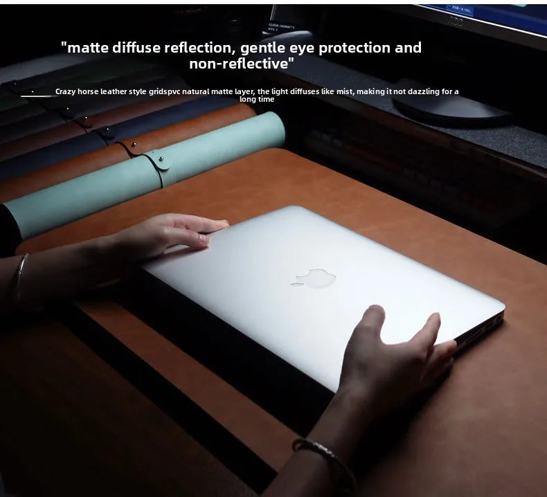 LuxPad Waterproof PU Desk Mat Set