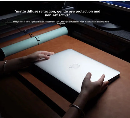 LuxPad Waterproof PU Desk Mat Set