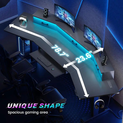 LED Gaming Standing Desk