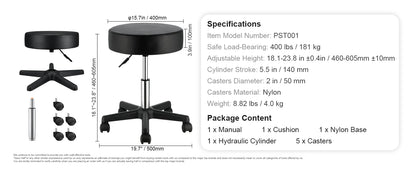 Round Rolling Stool