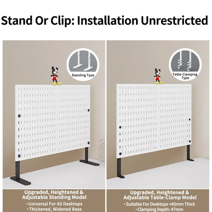 No-Drill Desktop Pegboard Organizer