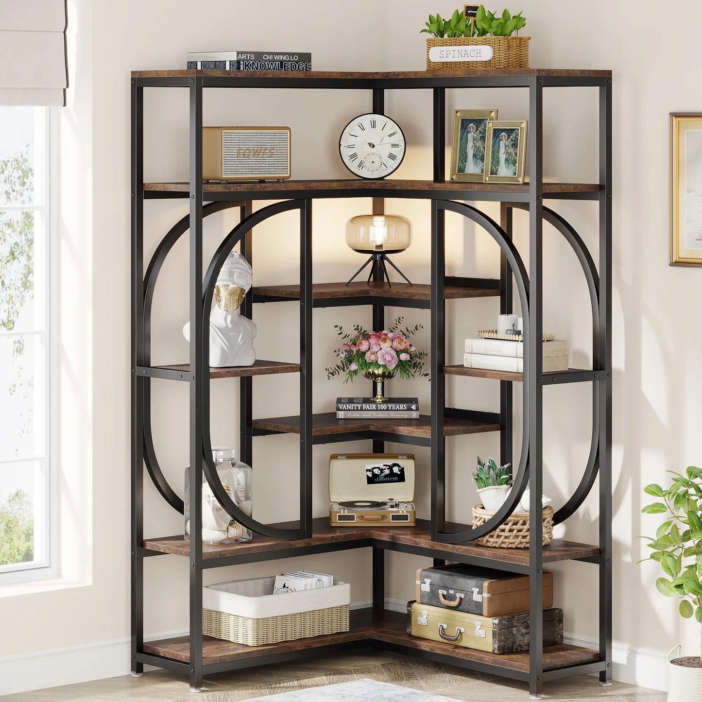 Grovemont Corner Bookshelf