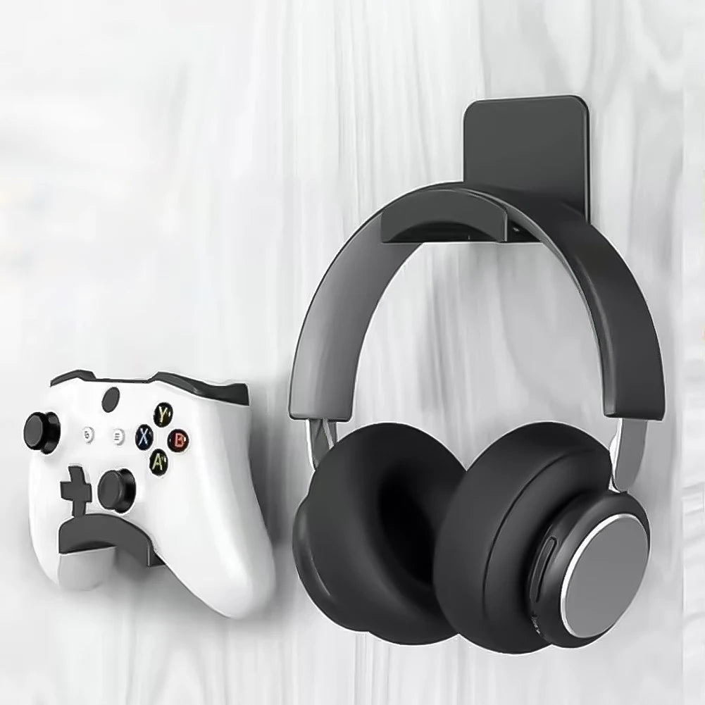 Adhesive Wall-Mount Headphone Stand