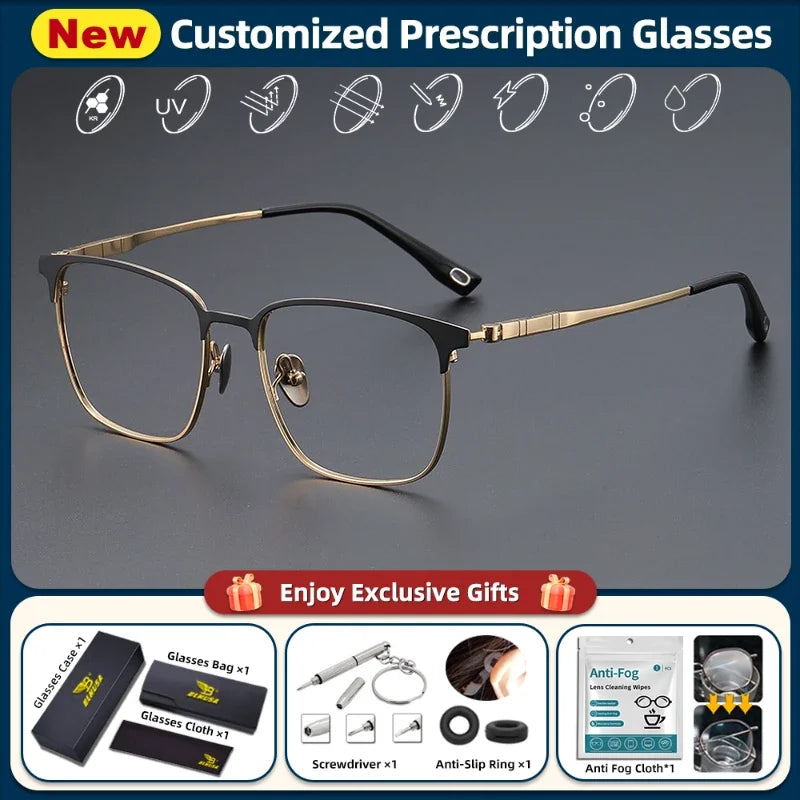 BLMUSA Titanium Reading Glasses