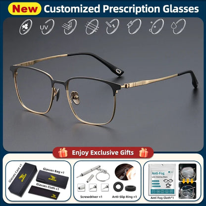 BLMUSA Titanium Reading Glasses