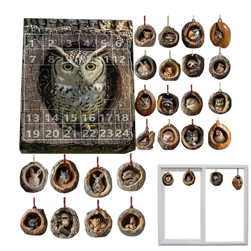 Cat Countdown Advent Ornament Calendar