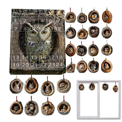 Cat Countdown Advent Ornament Calendar
