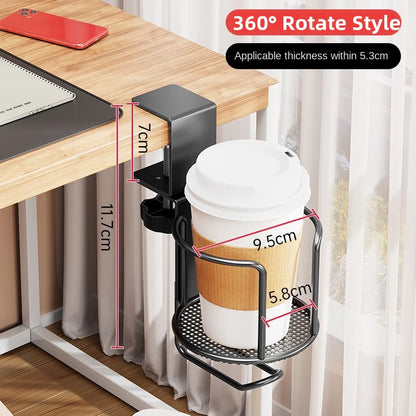 Desk Cup Holder with Headphone Hanger