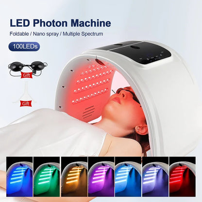 LED Photon Face Mask with Nano Mist Spray