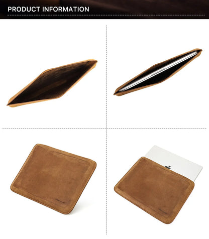 Cow Leather Laptop Sleeve