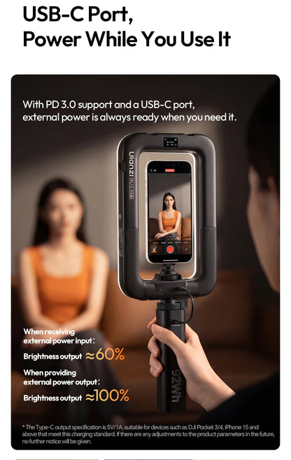 Handheld RGB Ring Light