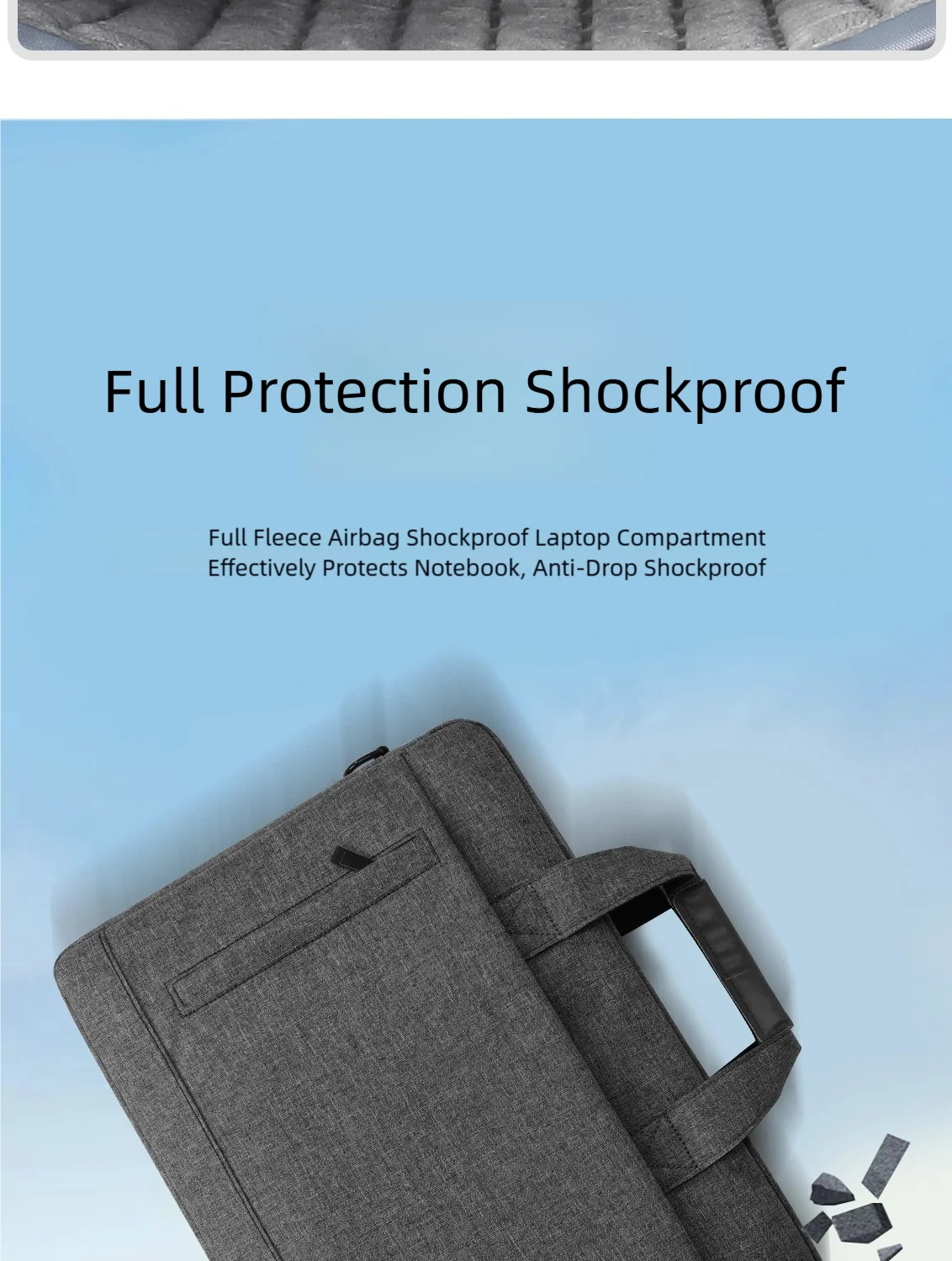 Laptop Bag Sleeve Case with Handbag Strap