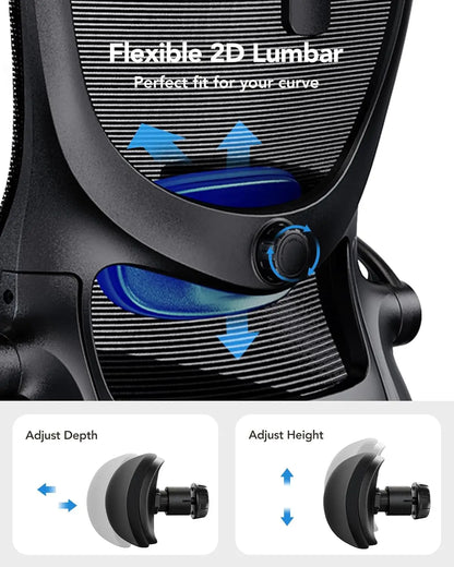 High-Back Rolling Office Chair
