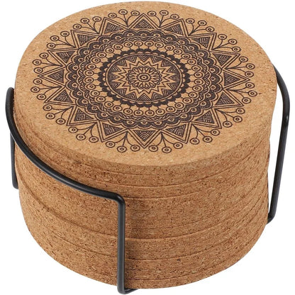 Absorbent Cork Coaster Set