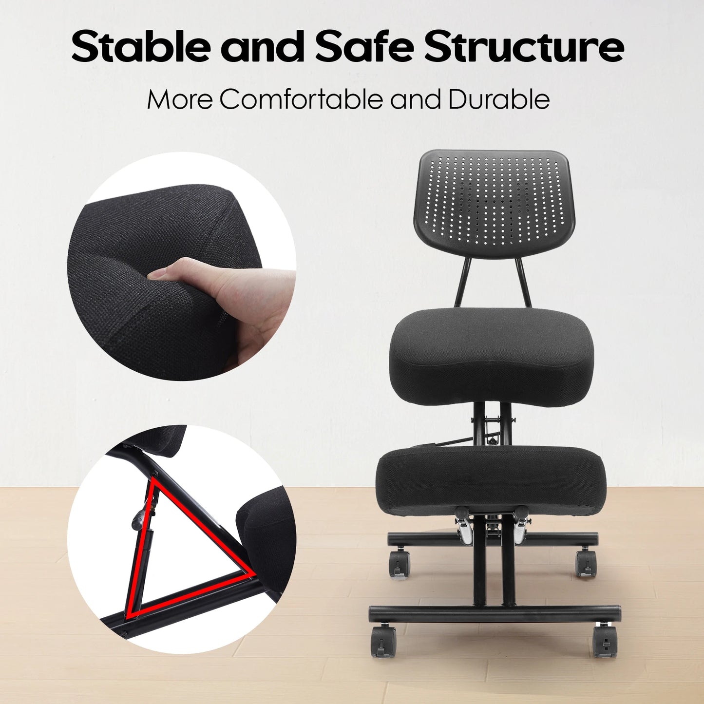 Fabric Ergonomic Kneeling Chair