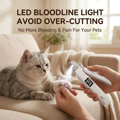 2-in-1 LED Pet Nail Clipper & Grinder