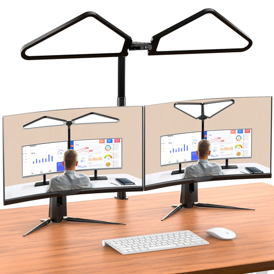 Gooseneck Dual-Arm Desk Lamp