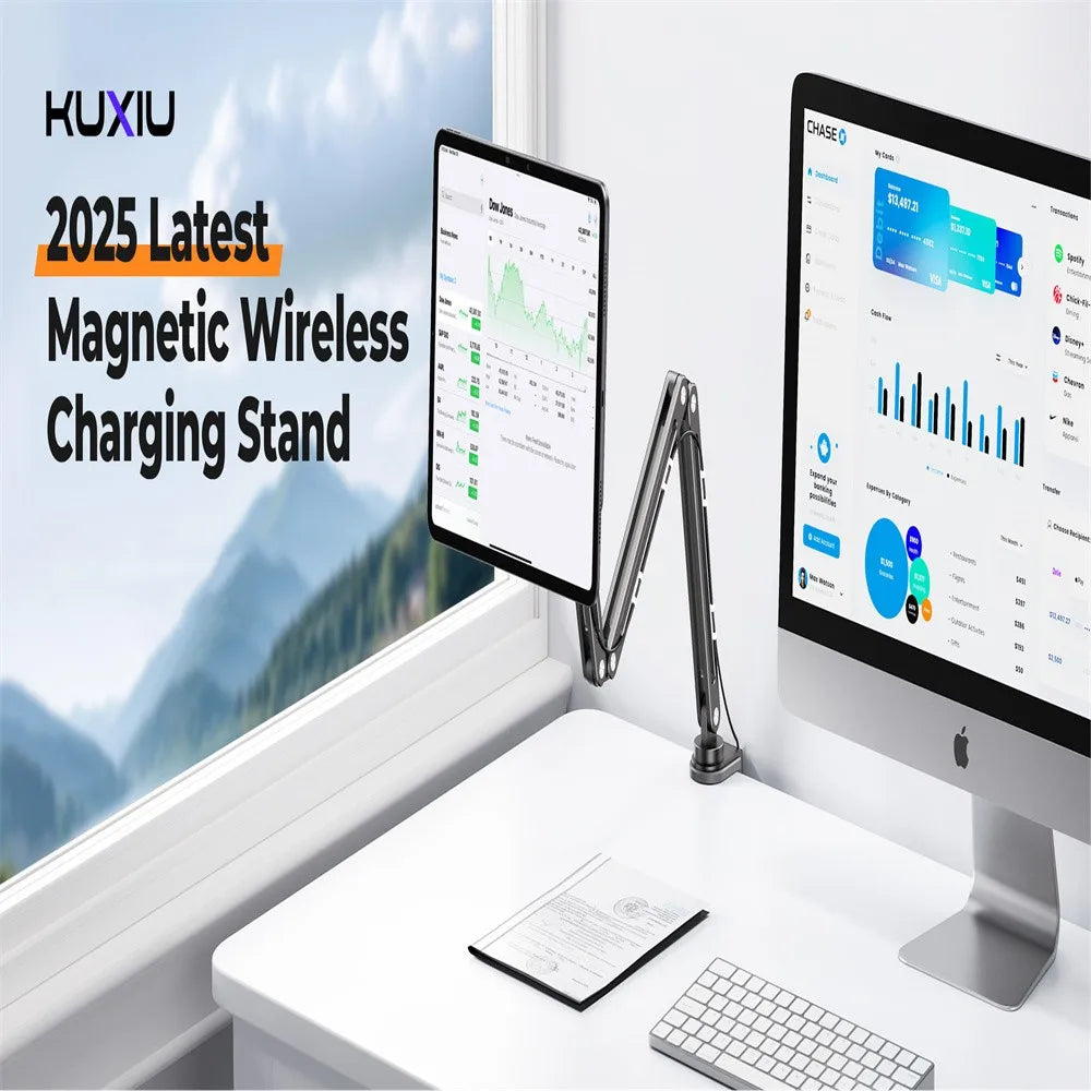 ProCharge Magnetic iPad Desk Mount & Charging Stand