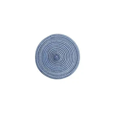 Round Woven Ramie Placemats, Set of 6