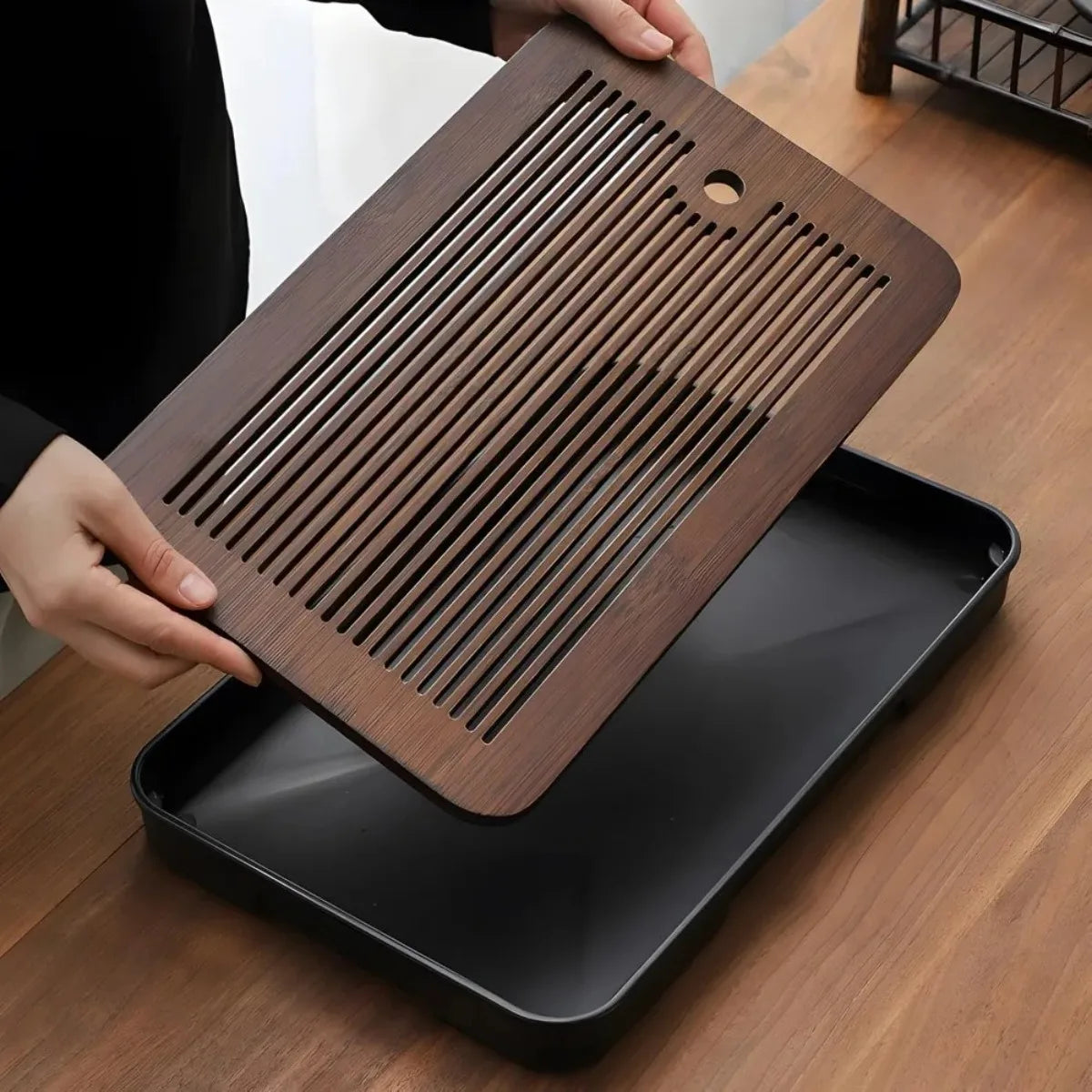 Detachable Bamboo Tea Tray