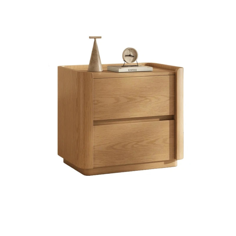 Modern Bedside Table with Integrated Storage