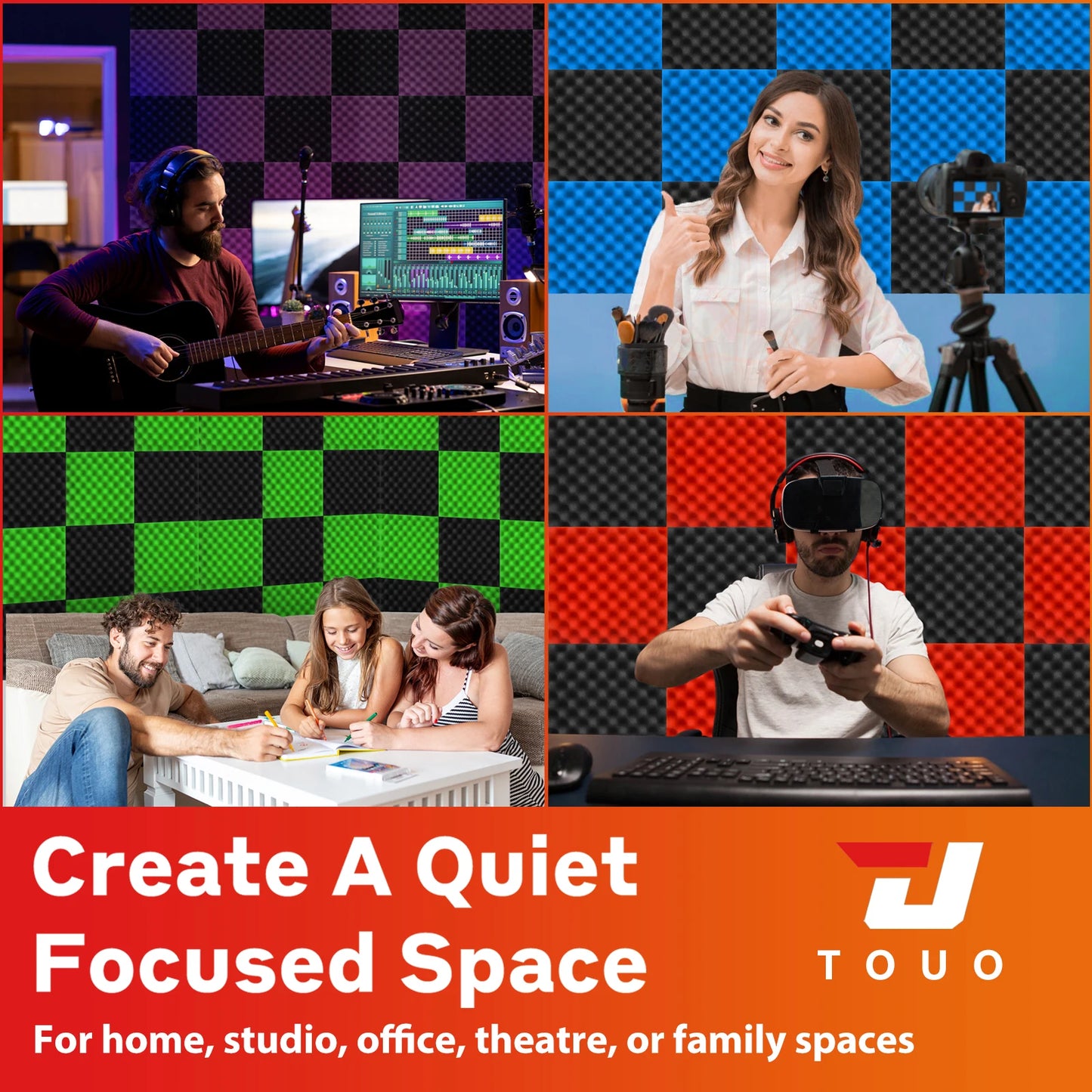 Egg Trough Acoustic Foam Panels