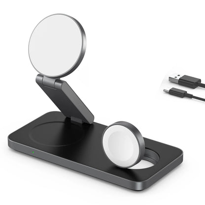FoldCharge Pro 3-in-1 Magnetic Wireless Charging Station